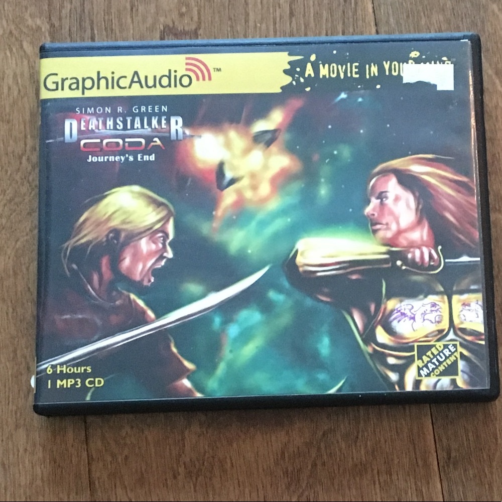 GraphicAudio DeathStalker mp3 cd Coda simon r green journe’s end 6 hrs